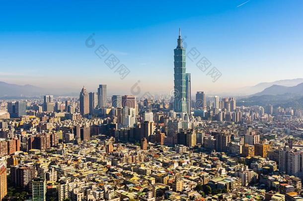 美丽的建筑学建筑物台北城市