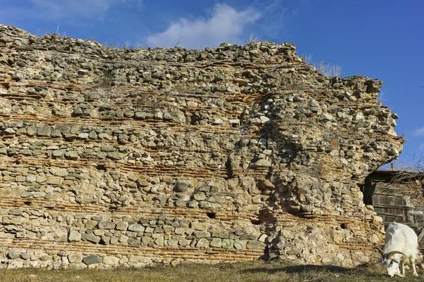 指已提到的人西方的门关于戴克尔蒂亚诺波利斯古罗马的城市墙,保加利亚