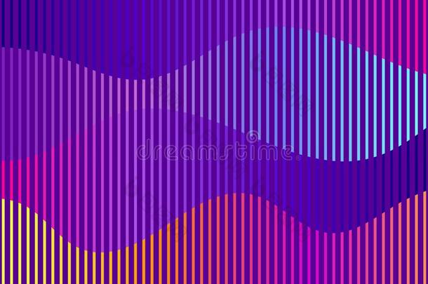 液体波浪,紫罗兰梯度.现代的走向背景.Synth波浪
