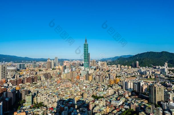 美丽的建筑学建筑物台北城市