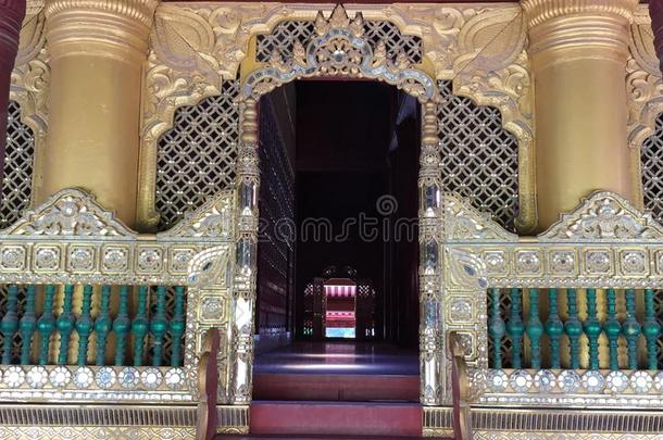 大的王国的曼德勒宫,缅甸