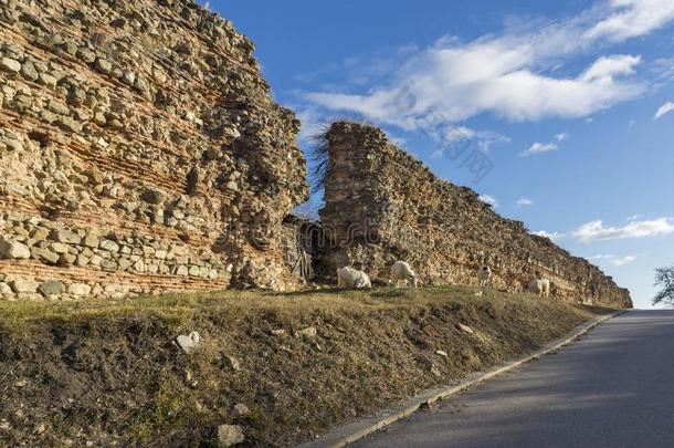 日落看法关于毁坏关于指已提到的人墙关于古代的古罗马的城市关于酒石