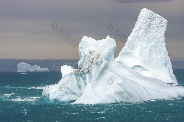 冰山采用南极的海域