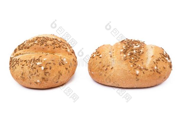 易碎的圆形的小面包或<strong>点心</strong>撒于和香<strong>菜</strong>