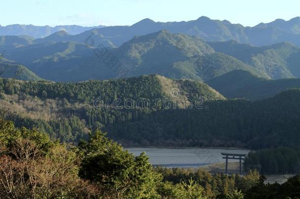 宏大的牌坊关于前妻或前夫.熊野商行泰沙圣地,看法从熊野