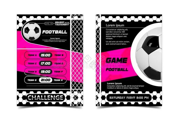 足球海报矢量.足球球.设计为运动条宣传