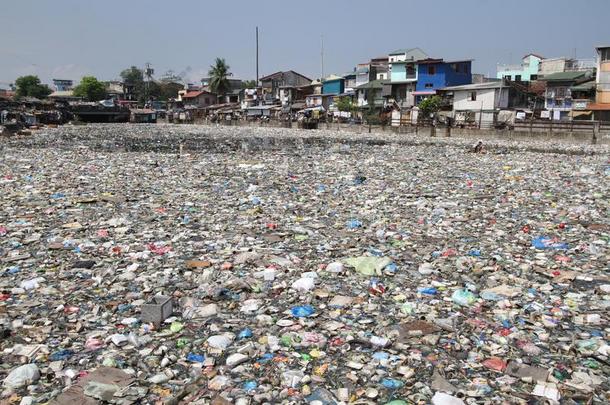 世界水一天塑料制品浪费马尼拉麻菲律宾
