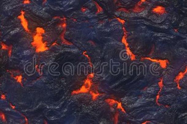 无缝的岩浆-大大地提出.破坏熔化的-液体金属