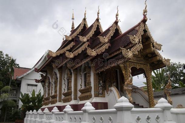 泰国或高棉的佛教寺或僧院萨恩城妈人名向一天阴的一天