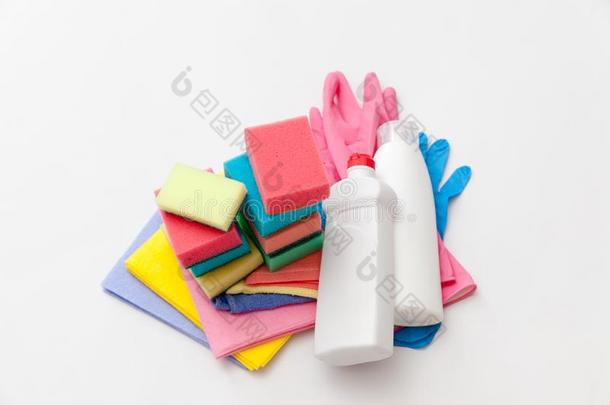 洗涤剂和清洁附件.清洁服务观念.