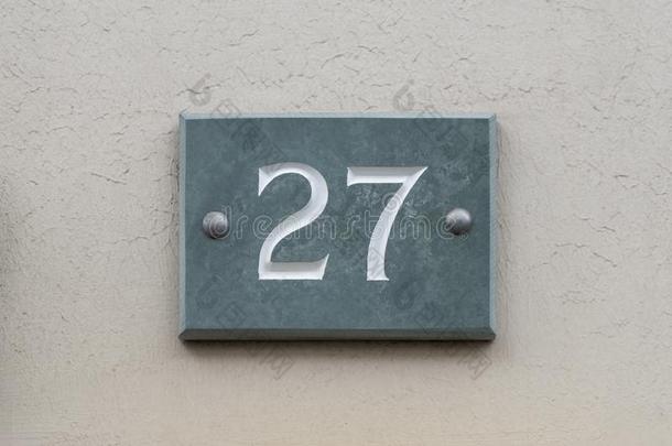 房屋数字27