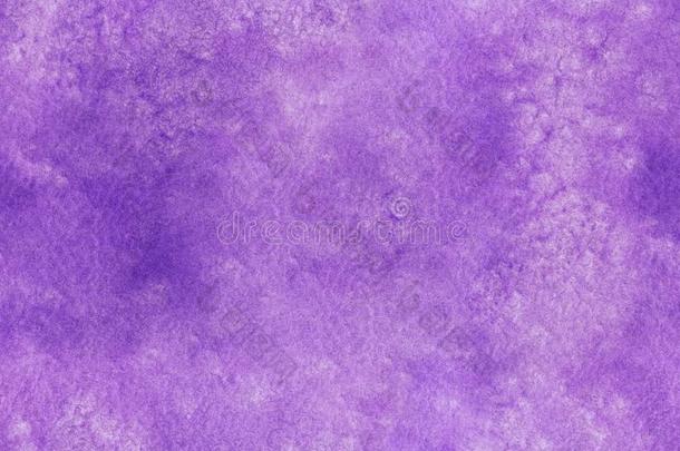 无缝的紫色的水彩质地.手疲惫的水彩后面