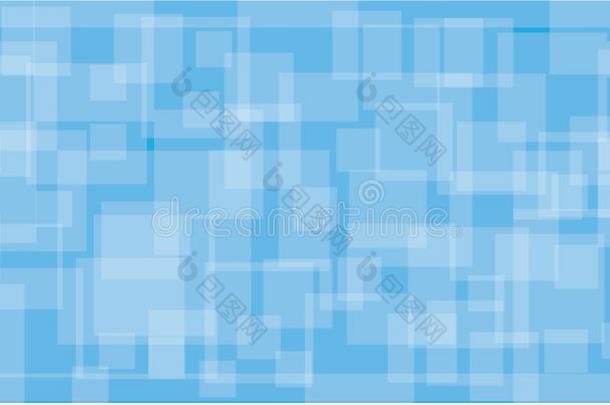 抽象的正方形蓝色背景矢量