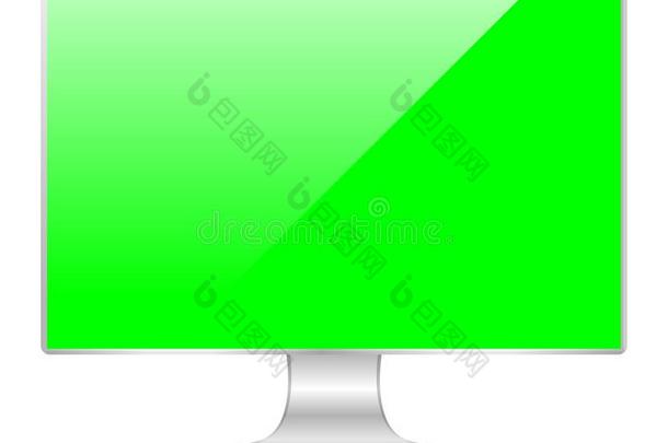 前面关于平的显示屏绿色的屏幕计算机,personalcomputer个人计算机展览数字的