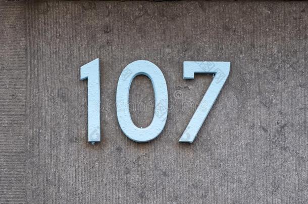 房屋数字107