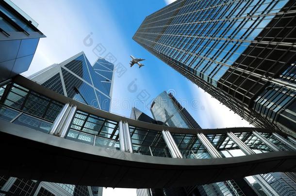 现代的商业中心采用香港.摩天大楼采用商业的Argentina阿根廷