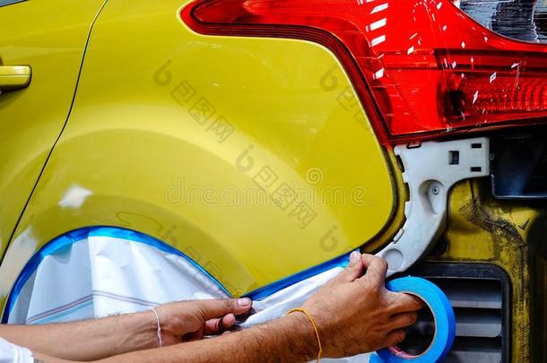 车库汽车身体使工作汽车汽车汽车修理汽车颜料后的指已提到的人accept接受