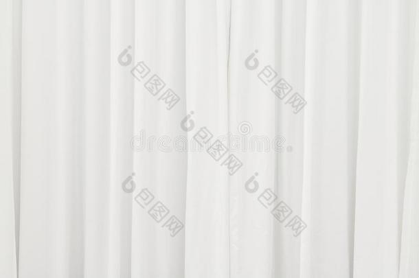 白色的窗帘背景.抽象的关于将悬挂背景幕布