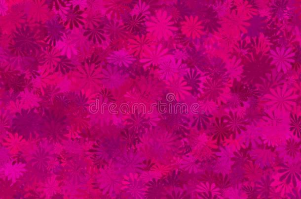 紫色的遮阳花的模式分层的壁纸