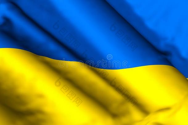 乌克兰<strong>旗背景</strong>
