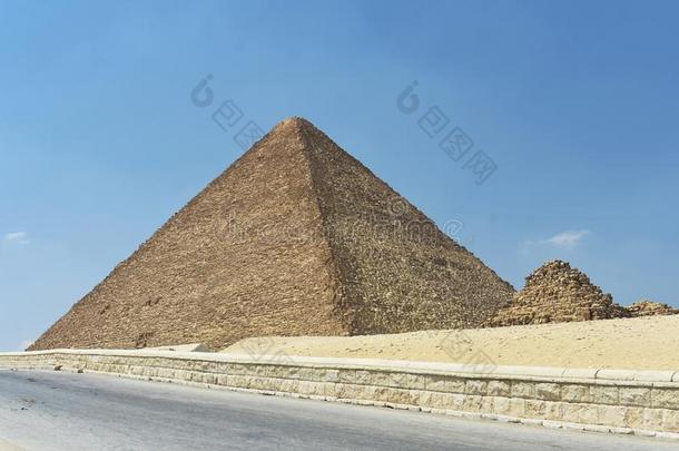 指已提到的人伟大的金字塔关于吉萨,埃及