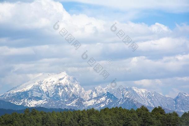 雪风景优美的山在<strong>玉龙雪山</strong>,<strong>丽江</strong>,中国