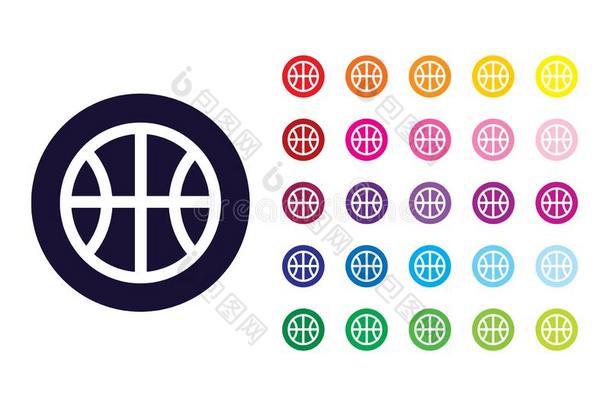 篮球符号偶像.篮球颜色象征.