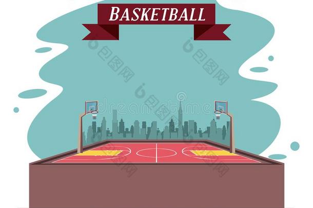 篮球运动游戏海报卡片