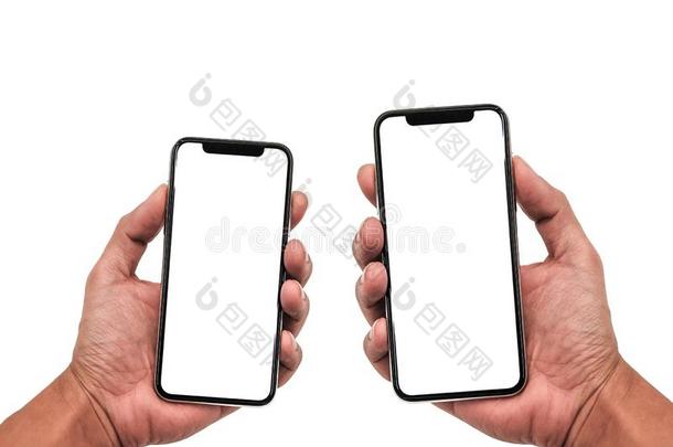 智能手机类似的向美国苹果公司2007年夏天推出的智能手机Xs至多和空白的白色的屏幕为