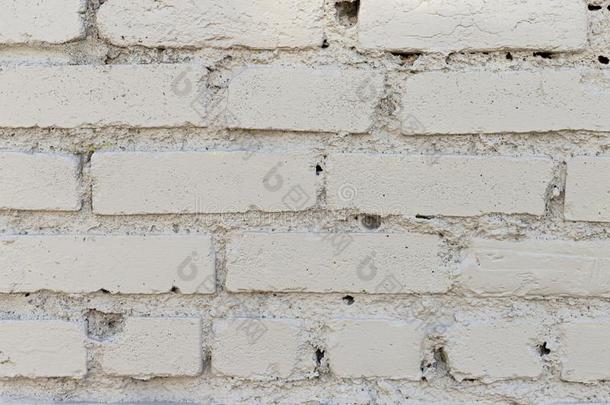 不平坦的砖墙质地在外面灰色-4