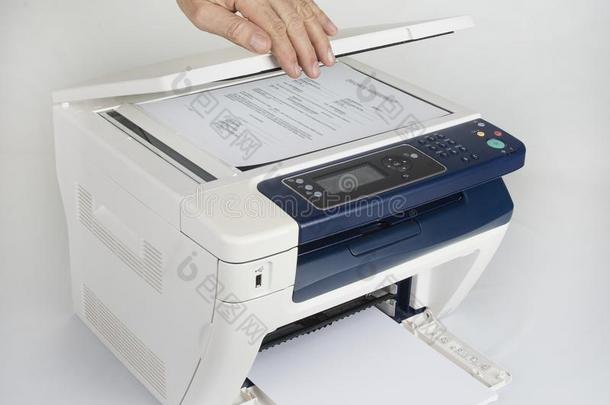多功能打印机为印刷扫描和复制
