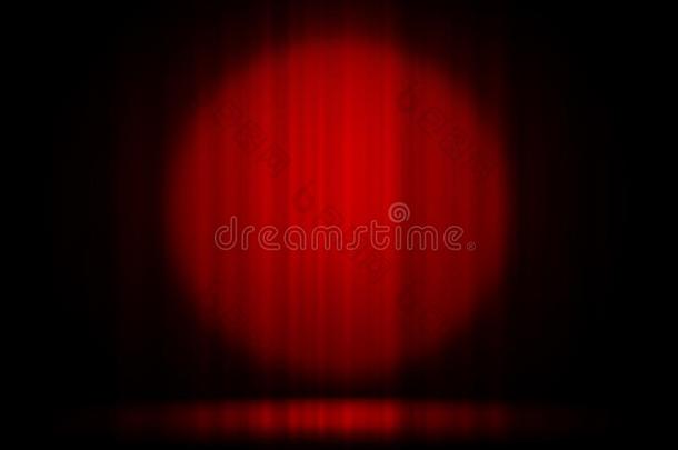 红色的窗帘向阶段娱乐背景,红色的窗帘后面