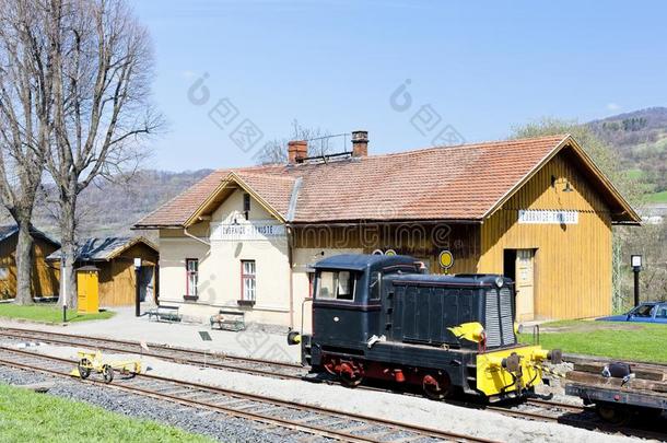 铁路博物馆采用祖布尔尼斯,捷克人共和国