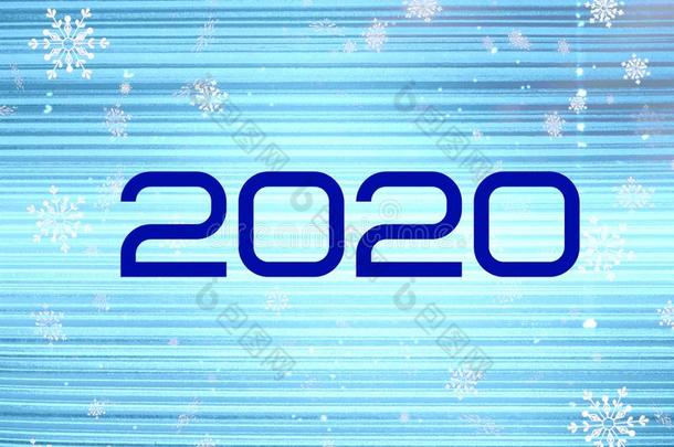 <strong>2020</strong>.幸福的新的年<strong>2020</strong>招呼卡片.