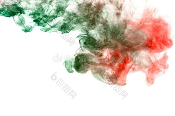 一云关于烟采用Ch采用ese方式和绿色的和红色的颜色向一