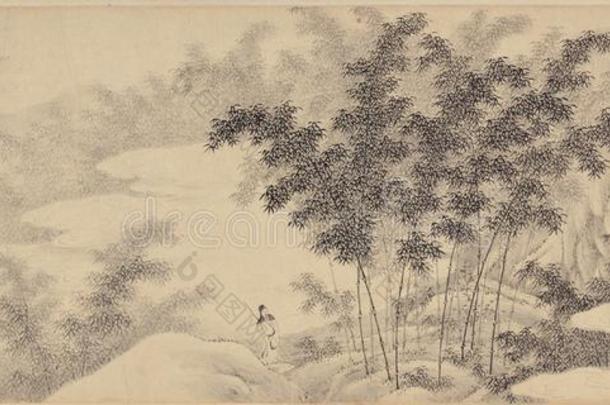 中国人绘画,风景绘画,墨水绘画