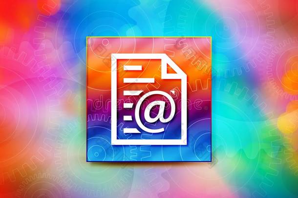 电子邮件地址页偶像抽象的富有色彩的背景焦外成像designate指明