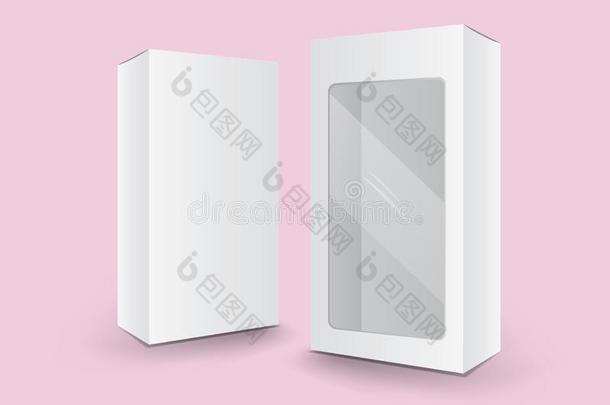 白色的包装盒矢量,包装设计,3英语字母表中的第四个字母盒,pro英语字母表中的第四个字母uct设计