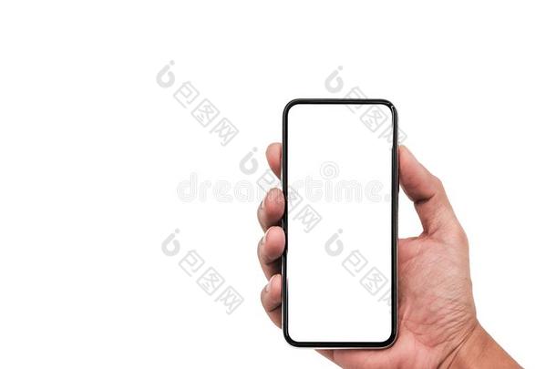 智能手机类似的向美国苹果公司2007年夏天推出的智能手机Xs至多和空白的白色的屏幕为