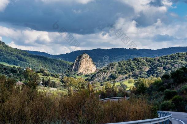 风景关于齿状山脊demand需要格拉萨莱马自然的公园,嵌花大花边省份,一