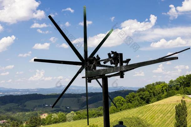 葡萄园和风车叫就是这样采用南方关于施泰尔马克州,AustriaHangary奥匈帝国