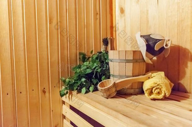 内部详细资料芬兰的桑拿浴室蒸汽房间澡堂和传统