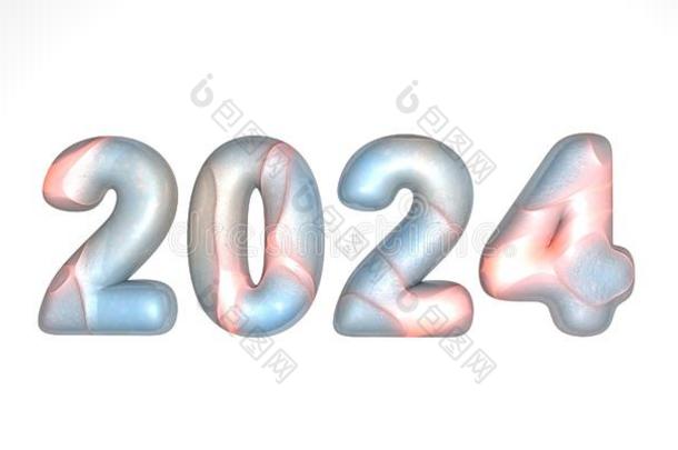 幸福的新的年2024.假日3英语字母表中的第四个字母致使关于月的手感和Liechtenstein列支敦士登