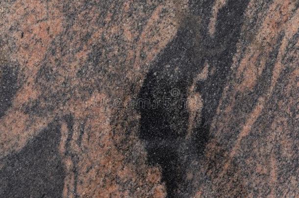 大理石棕色的和黑的瓦片表面和染色,前面看法.