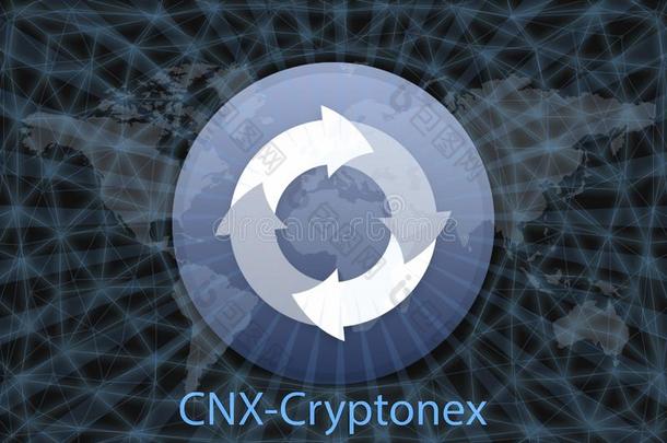C一ni一nN一tion一lExposition加拿大国家博览会CRYPTONEX抽象的加密货币.和一d一rkb一ckgroun