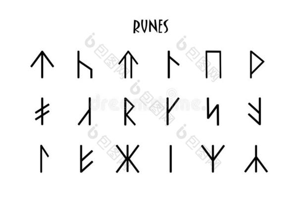 古代北欧文字放置关于文学,古代北欧使用的文字字母表.古代北欧文字的字母表.文字allnumberscalling全数字呼叫