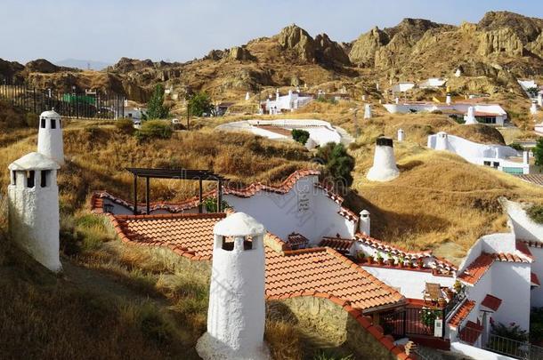 洞穴-住宅四分之一.瓜迪克斯.西班牙