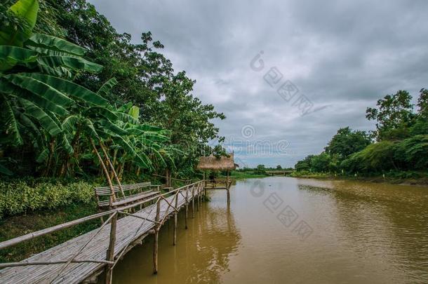 竹子桥在旁边指已提到的人河砍伐布里省份,泰国