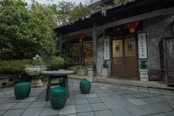 湖湘文化采用古代的Jap采用xuan庭院