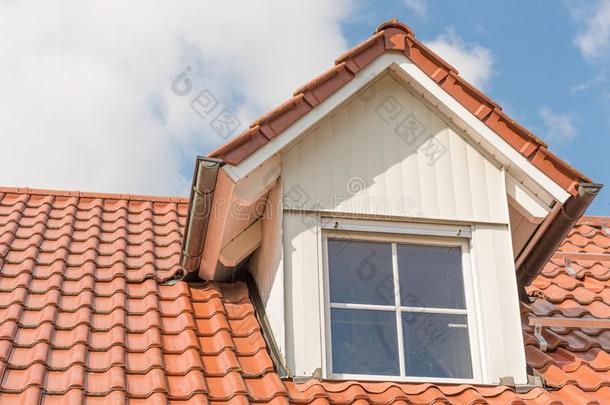 屋顶窗窗和金属覆层采用木材看